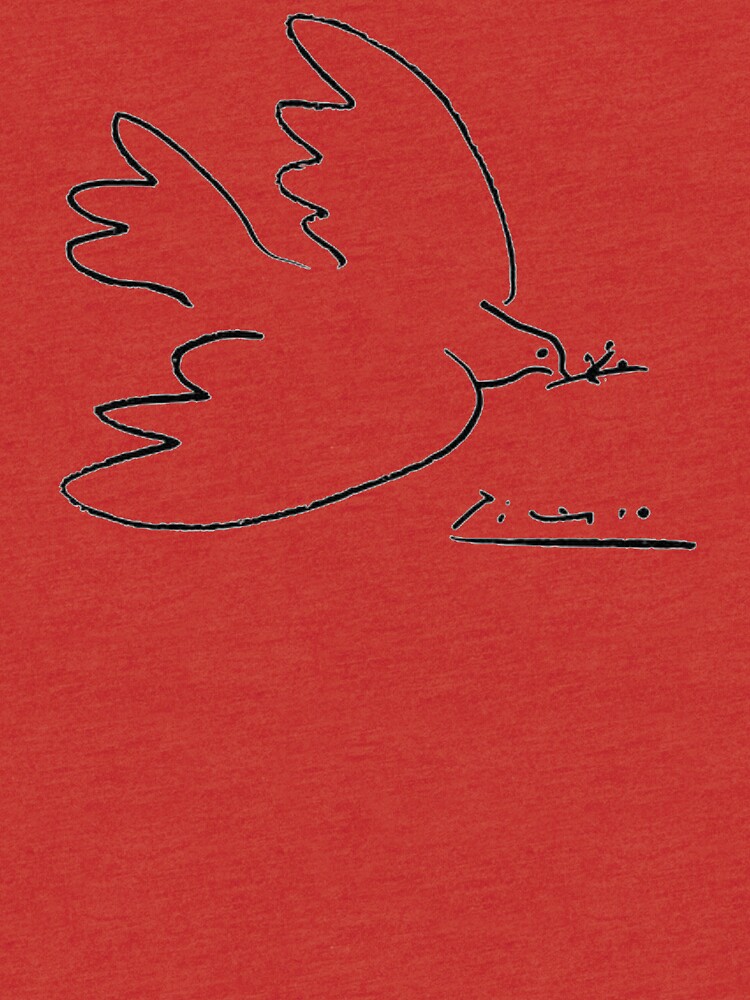 "Picasso Friedenstaube" T-Shirt von Wyllie | Redbubble