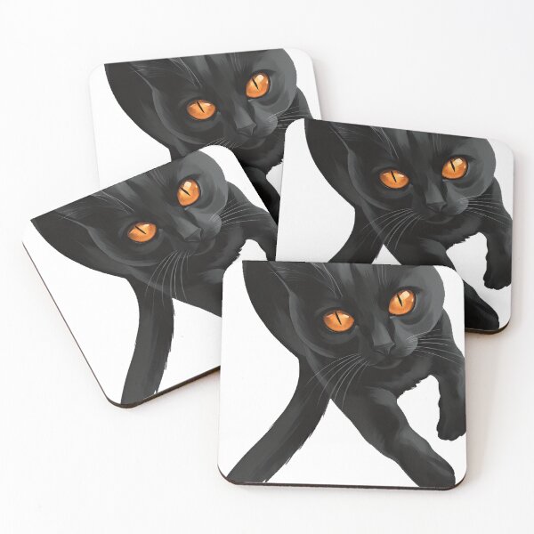Item preview, Black Cat Sunflower Eyes designed and sold by pumsquare.