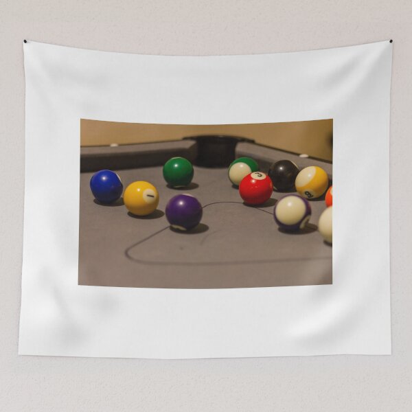 Item preview, Colorful Pool Balls Scattered on Table For Billiards Play designed and sold by Nmallia.