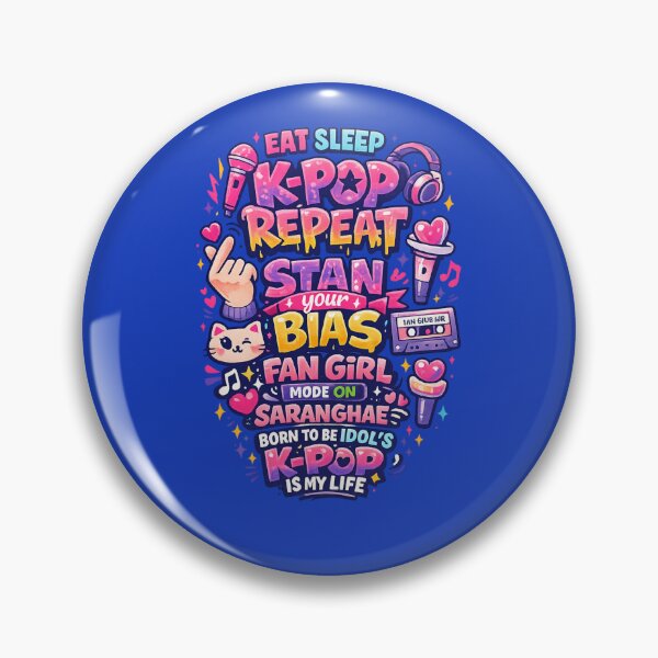 Item preview, Eat Sleep K-POP Repeat designed and sold by Neon Seoul.