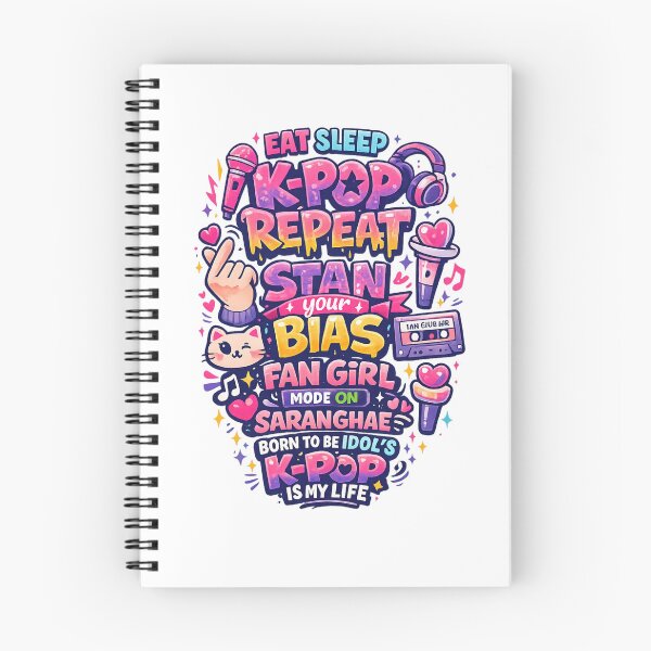 Item preview, Eat Sleep K-POP Repeat designed and sold by Neon Seoul.
