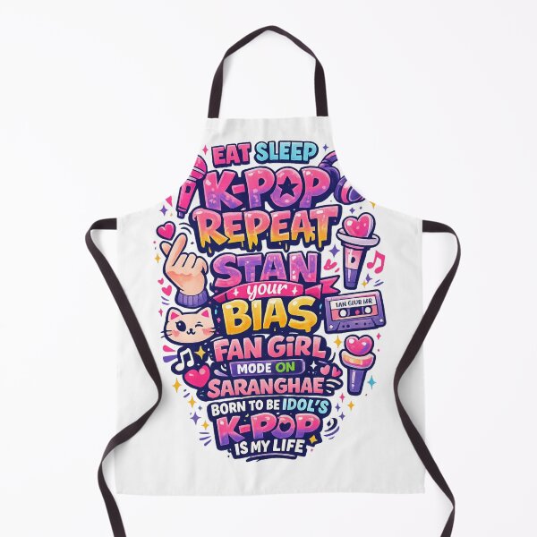 Item preview, Eat Sleep K-POP Repeat designed and sold by Neon Seoul.