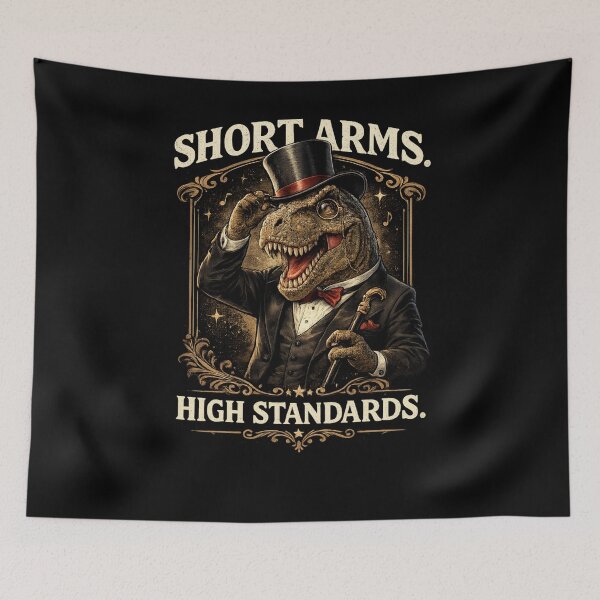 Item preview, Classy T-Rex – “Short Arms, High Standards” | Funny Dinosaur Design designed and sold by CallisC-Arts.