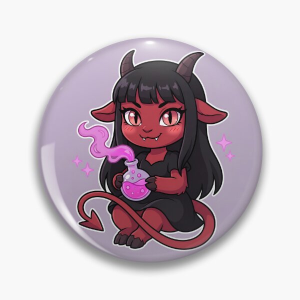 Item preview, Cute Pastels Devil Goat - Kawaii Magic Potion Succubus designed and sold by CaliLuminos.