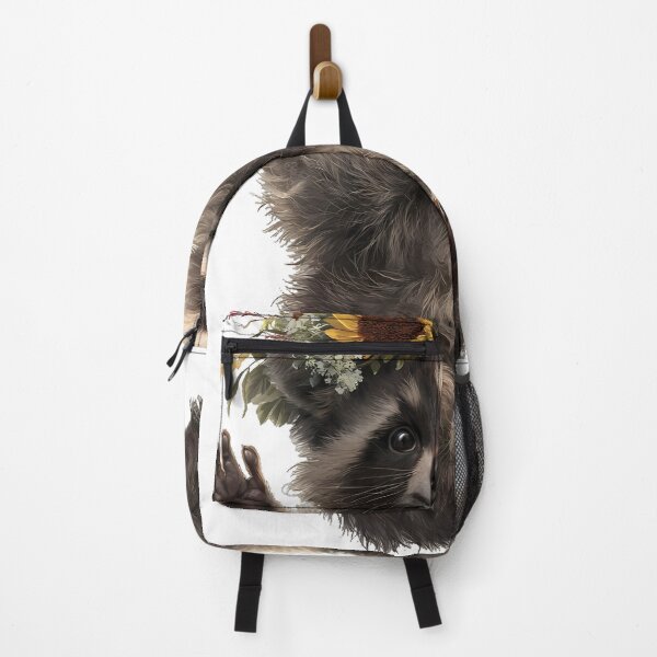 Item preview, Raccoon Sunflower Crown designed and sold by pumsquare.