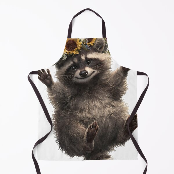 Item preview, Raccoon Sunflower Crown designed and sold by pumsquare.