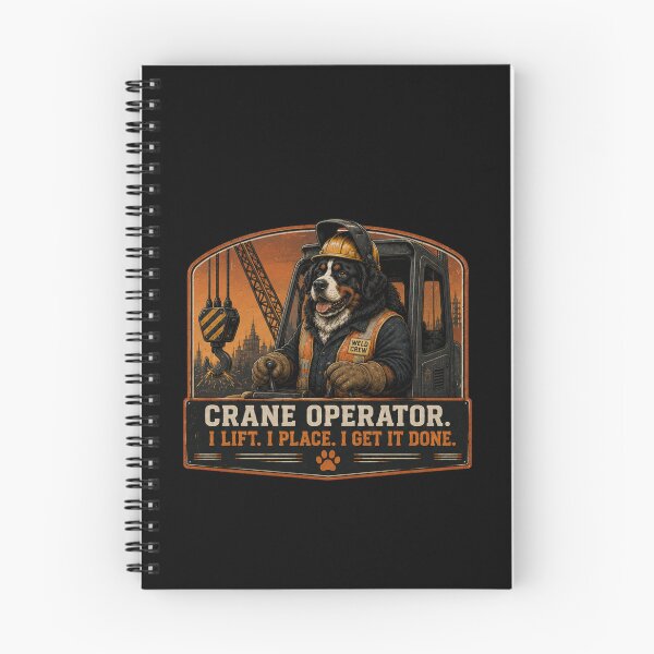 Item preview, Crane Operator Bernese Mountain Dog Vintage Blue Collar Welding Design designed and sold by RusticMeadow.