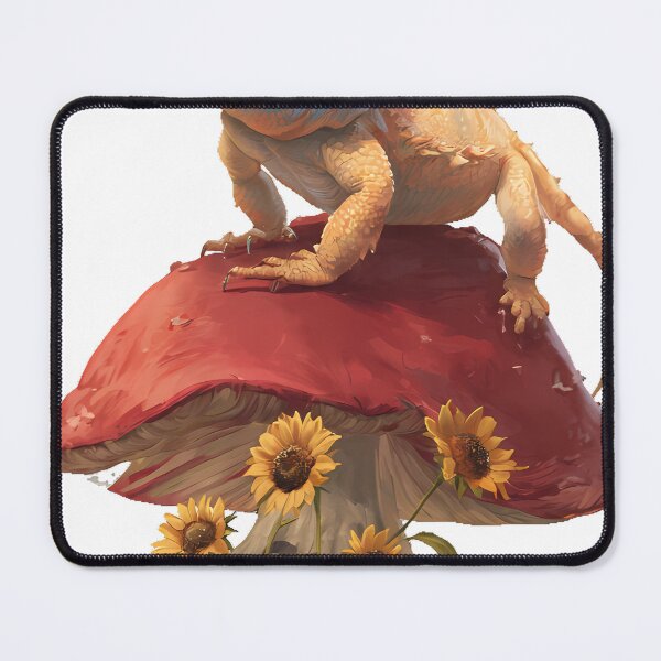 Item preview, Bearded Dragon Mushroom Perch designed and sold by pumsquare.