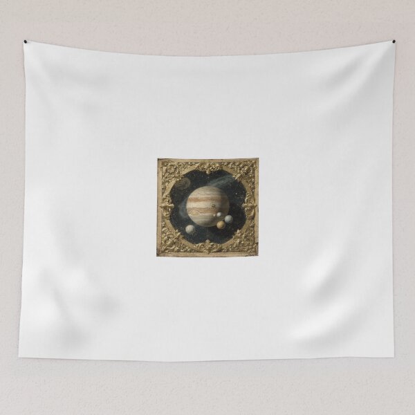 Item preview, Celestial Jupiter and Its Four Moons in Gilt designed and sold by PictorialWhimsy.