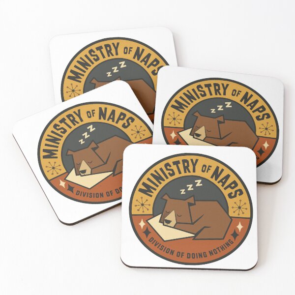 Item preview, Ministry of Naps Bear | Funny Government Seal Parody designed and sold by AbderraimArt.