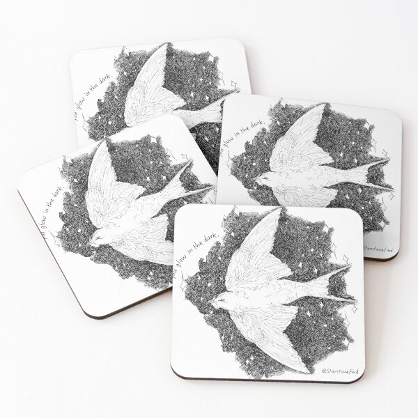 Item preview, You Glow in the Dark — Bird Art designed and sold by starstonefind.