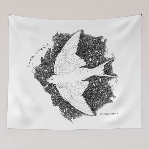 Item preview, You Glow in the Dark — Bird Art designed and sold by starstonefind.