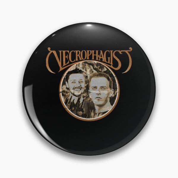 Item preview, Brown Stylized Necrophagist Typography in a Curved designed and sold by Katanexy.