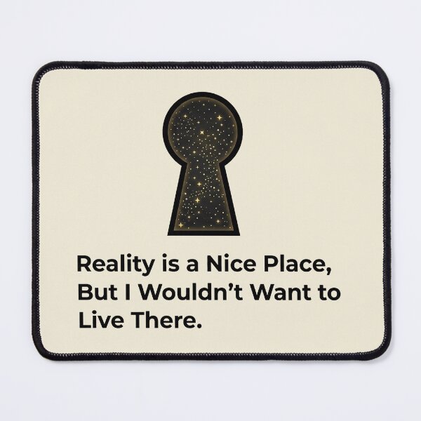 Item preview, Dreamer Birthday Gift Reality Quote for Creative Fantasy Lover designed and sold by PixelQ.