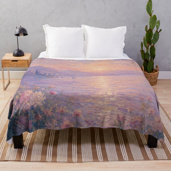 Item preview, Dreamy Pastel Sunset Floral Art designed and sold by 0606PM.