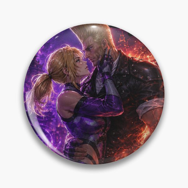 Item preview, Tekken Lovers - Nina Williams & Paul Phoenix designed and sold by mangapopstudio.