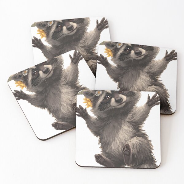 Item preview, Raccoon Sunflower Crown designed and sold by pumsquare.