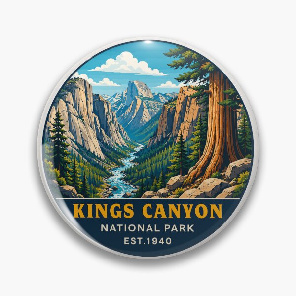 Item preview, Kings Canyon National Park Sticker designed and sold by Gideon Emmerich.