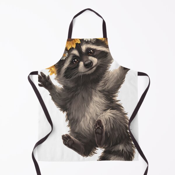 Item preview, Raccoon Sunflower Crown designed and sold by pumsquare.