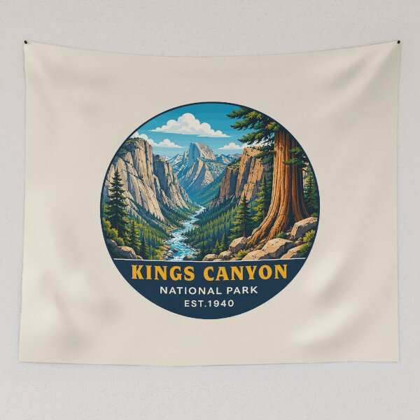 Item preview, Kings Canyon National Park Sticker designed and sold by Gideon Emmerich.
