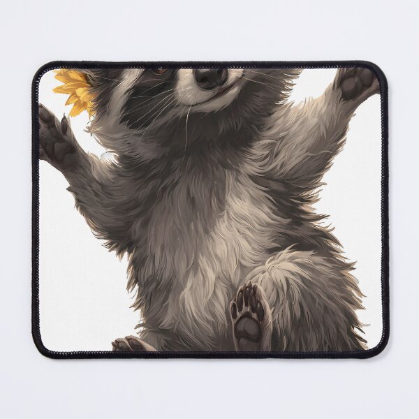Item preview, Raccoon Sunflower Crown designed and sold by pumsquare.