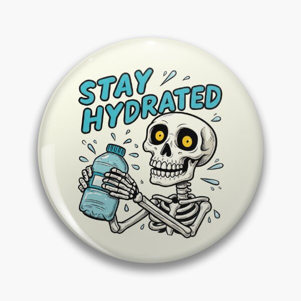 Item preview, Stay Hydrated Skeleton Drinking Water designed and sold by nuel-art.