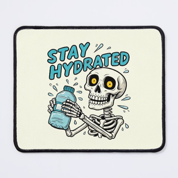 Item preview, Stay Hydrated Skeleton Drinking Water designed and sold by nuel-art.