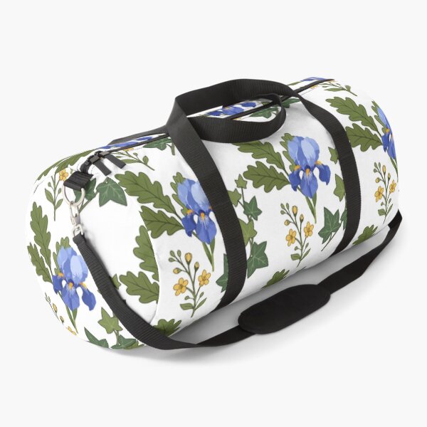 Item preview, Blue Iris Botanical Pattern designed and sold by Creative Owlet.