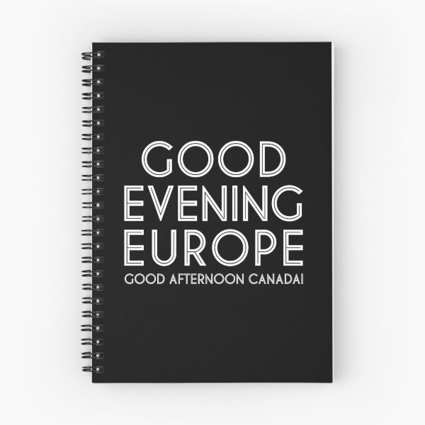 Item preview, Good Evening Europe, Afternoon Canada designed and sold by lazarusheart.
