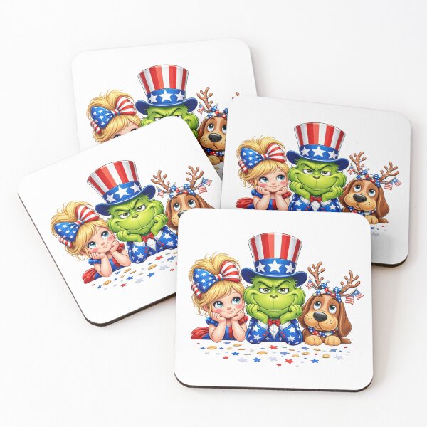Item preview, Patriotic Grinch Uncle Sam 4th Of July designed and sold by DamianRoy88.