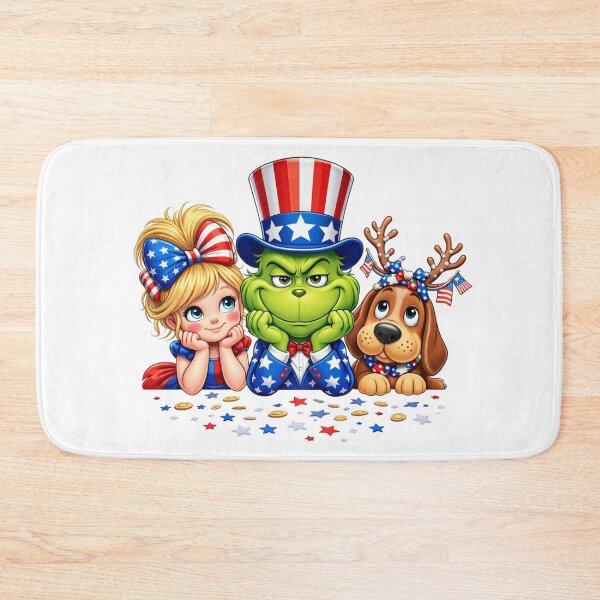 Item preview, Patriotic Grinch Uncle Sam 4th Of July designed and sold by DamianRoy88.