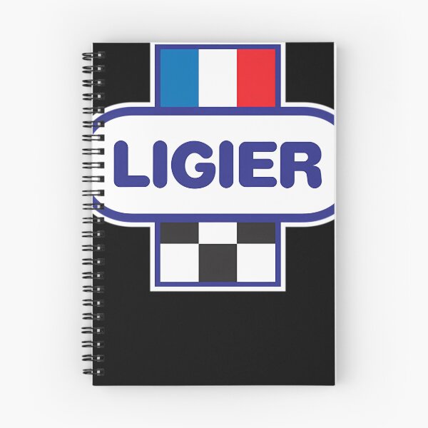 Item preview, Oval White Emblem with Bold Blue Ligier Typography designed and sold by Katanexy.