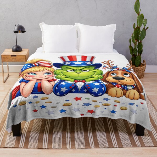 Item preview, Patriotic Grinch Uncle Sam 4th Of July designed and sold by DamianRoy88.