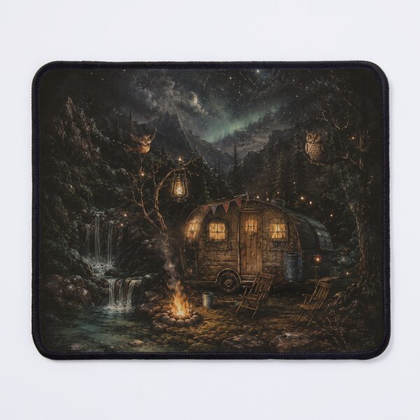 Item preview, Mystical Woodland Caravan Fantasy Art designed and sold by naturalsurvival.