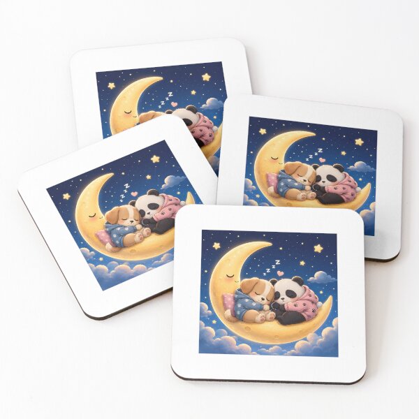 Item preview, Midnight moon nap designed and sold by QuirkNest Studio .