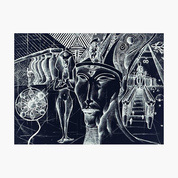 Akhenaten's Vision, Approval of Aten Photographic Print