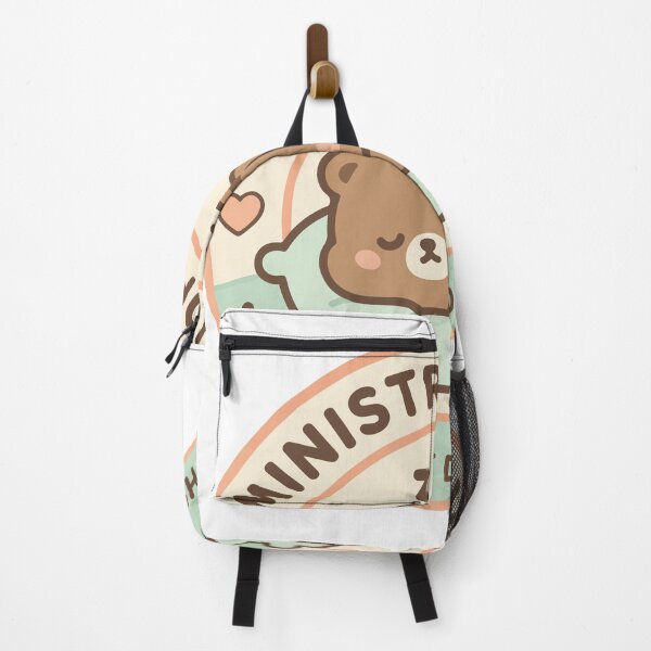 Item preview, Ministry of Naps Kawaii Bear | Cute Pastel Sleepy Badge designed and sold by AbderraimArt.