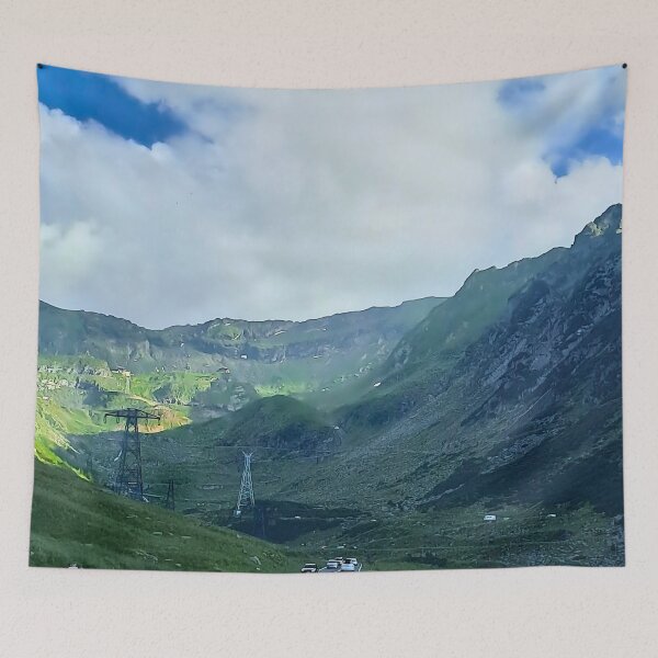 Item preview, Transfagarasan Road – Carpathian Mountain Print designed and sold by MSMPrintDesign.