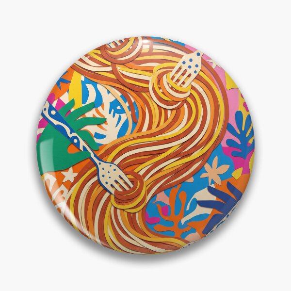 Item preview, Matisse Style Mediterranean Spaghetti Summer Cutout Art designed and sold by MoonOpuluna.