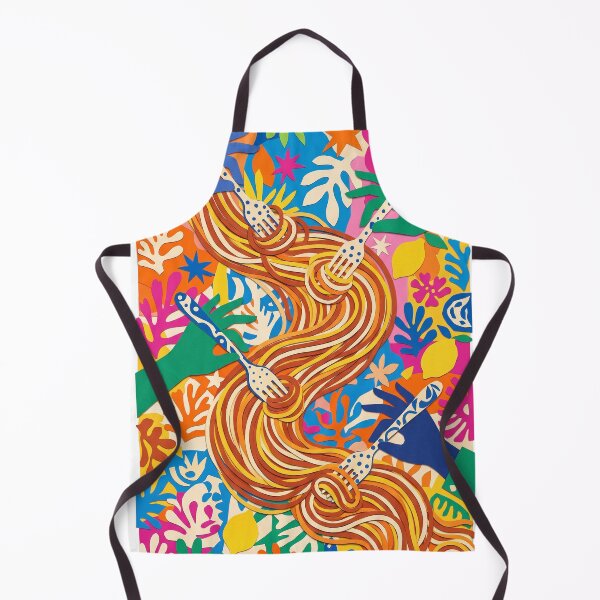Item preview, Matisse Style Mediterranean Spaghetti Summer Cutout Art designed and sold by MoonOpuluna.