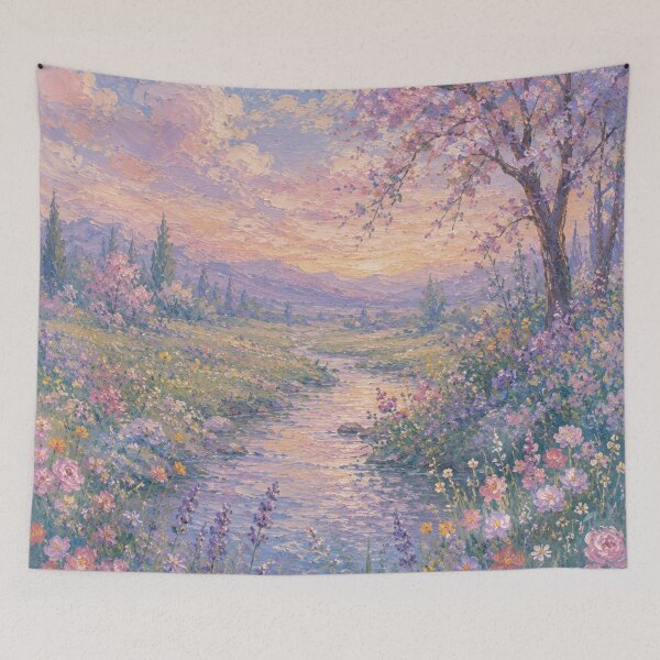 Item preview, Pastel Spring Meadow Painting designed and sold by 0606PM.