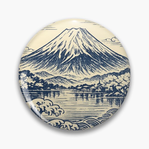 Item preview, Fuji in Bloom – Vintage Japanese Stamp designed and sold by japanese_art_shop.