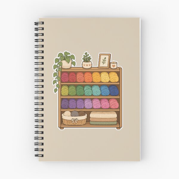 Item preview, Rainbow Yarn Shelf Crochet Yarn Storage designed and sold by SimplePoDesign.