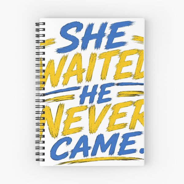 Item preview, She Waited. He Never Came. – Emotional Typography Quote T-Shirt designed and sold by Saraisha Studio.