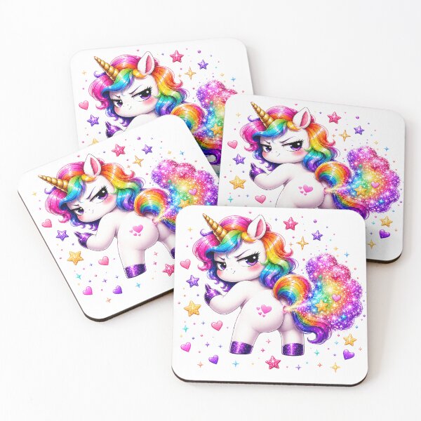 Item preview, Sassy Unicorn With Glitter Fart Cloud designed and sold by Tinosshop.