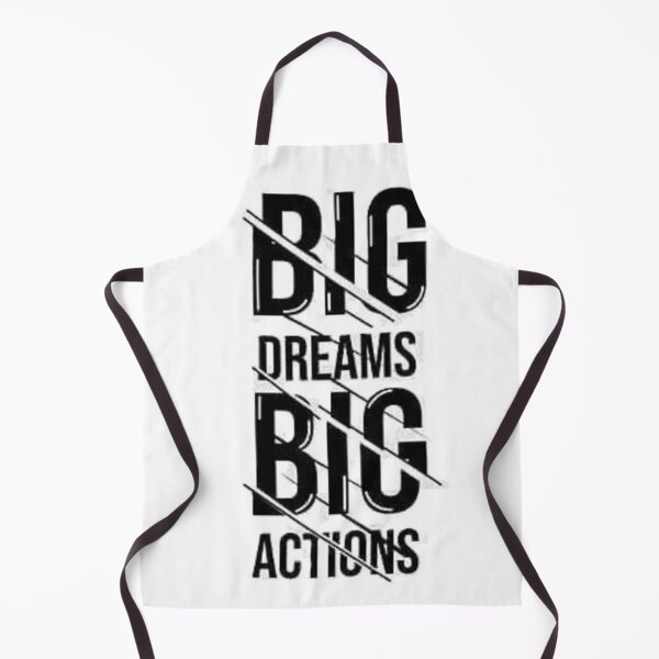Item preview, Big Dreams Big Actions Motivational Typography Quote designed and sold by ArhaanFashions.