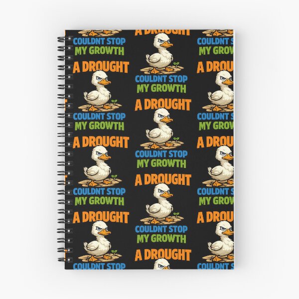 Item preview, A Drought Couldn't Stop My Growth Motivational Duck designed and sold by TeeTimeTreasure.