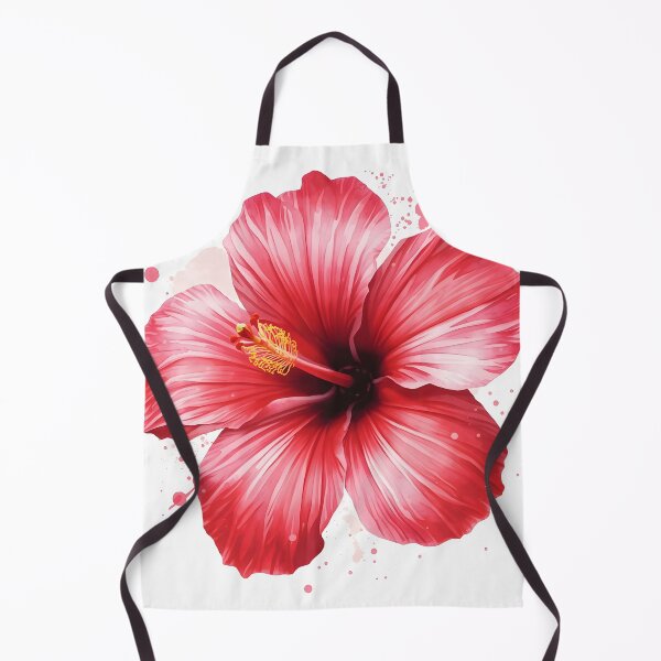 Item preview, Tropical Hibiscus Watercolor Painting designed and sold by RawNaturePrints.