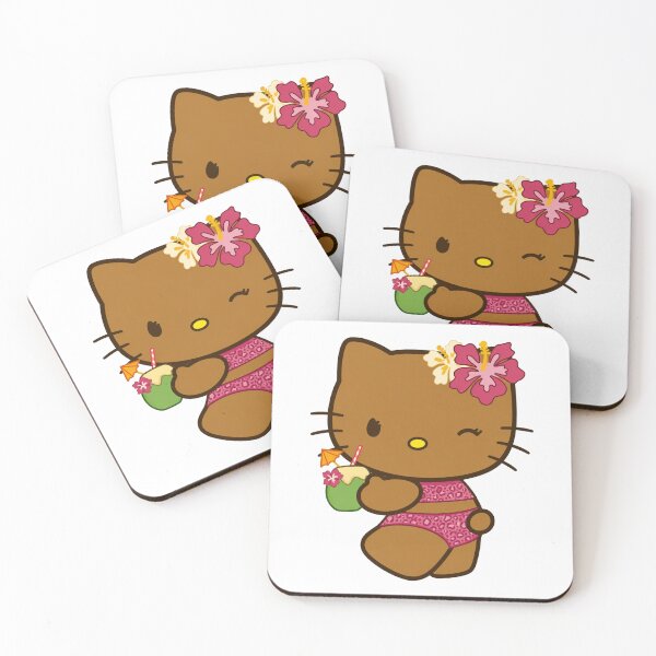 Item preview, HK Kawaii Kitty Cat Beach designed and sold by CoquetteGoose.