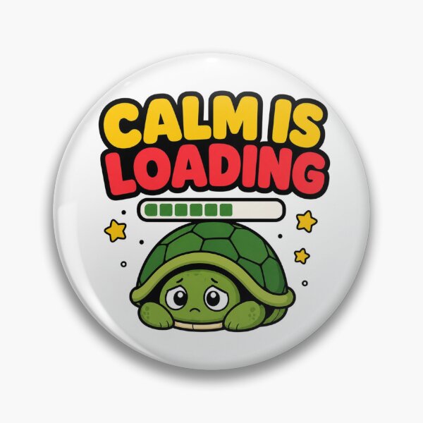 Item preview, Calm Turtle Loading Slow Gift designed and sold by Gentlestate.